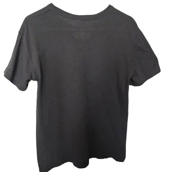 Rolling Stones Graphic Retro 70's Vibe Festival Skinny Fit Grey Medium T-Shirt - Picture 3 of 4